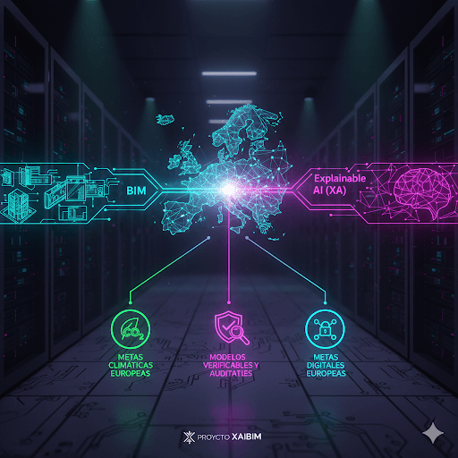 Visualización de KPIs sostenibles en un modelo BIM enriquecido.